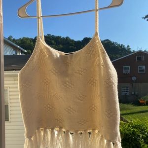 Lulu’s Sweater Spaghetti Strap Tank Size M // 20% 3+ Bundle!